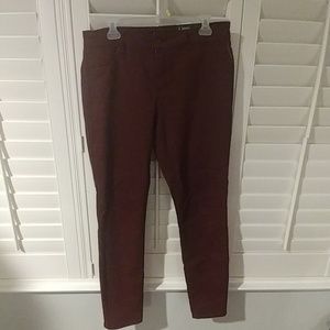 High waist skinny jeans